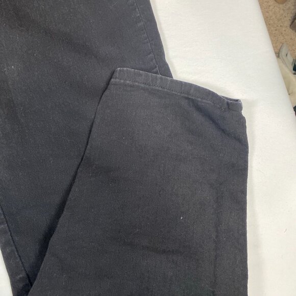 Lee Side Elastic Relaxed Fit 14 Medium Cotton Blend Black Jeans - Picture 2 of 10